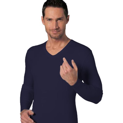Herren ausschnitt langarm - v-ausschnitt,